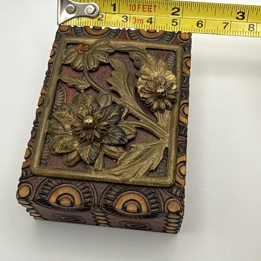 Vintage Jo‎ Marz Wooden Trinket Box 3